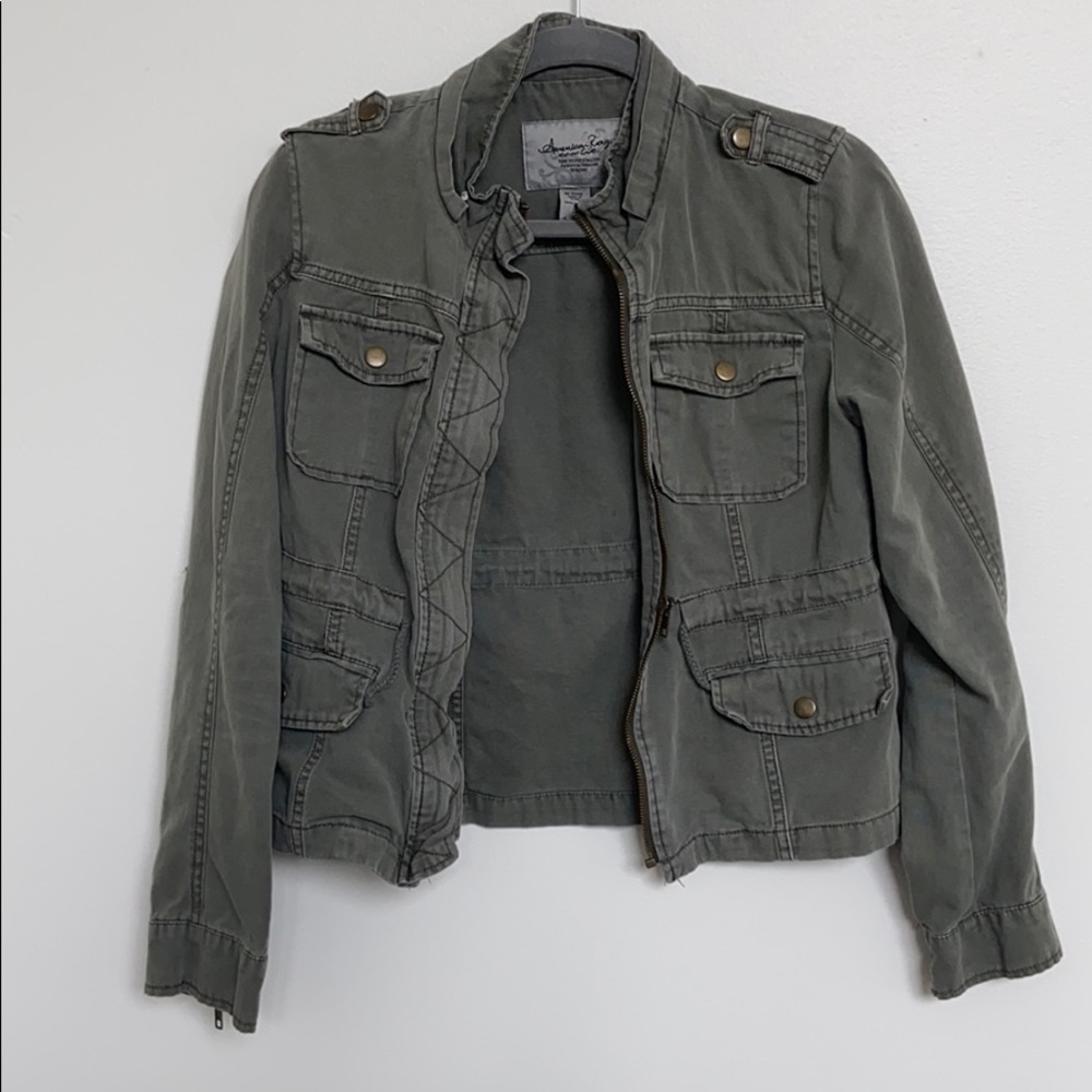 Army green jacket
